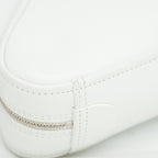BALENCIAGA TRIANGLE MINI CHAIN CROSSBODY BAG WHITE