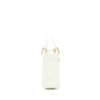DIOR SMALL LADY DIOR MY ABCDIOR BAG WHITE LGHW