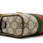 GUCCI OPHIDIA GG SHOULDER BAG CANVAS/ LEATHER MULTICOLOUR GHW