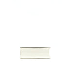 DIOR SMALL DIORAMA STUDDED WHITE WITH BLACK HARDWARE