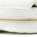CHANEL 22S HEART BAG LAMBSKIN WHITE LGHW (MICROCHIP)
