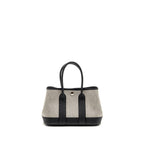 HERMES NEO GARDEN PARTY 23 CANVAS/NEGONDA ECRU/NOIR SHW