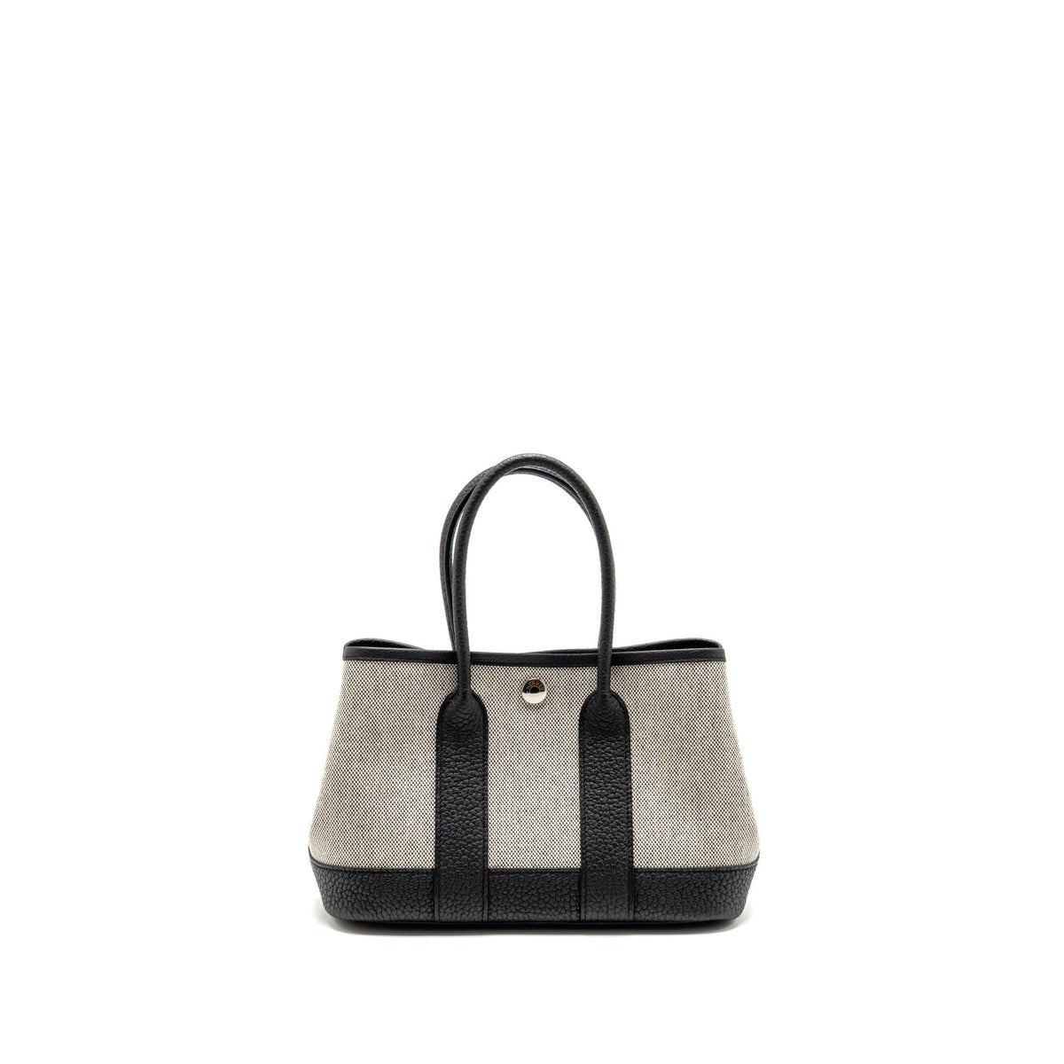 HERMES NEO GARDEN PARTY 23 CANVAS/NEGONDA ECRU/NOIR SHW