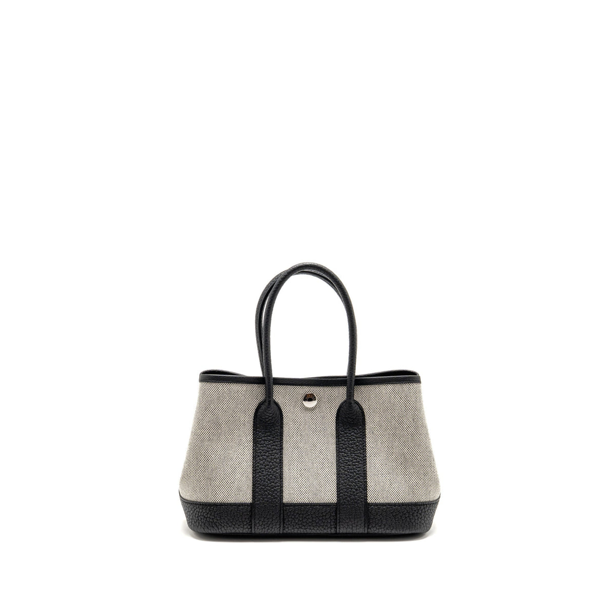 HERMES NEO GARDEN PARTY 23 CANVAS/NEGONDA ECRU/NOIR SHW