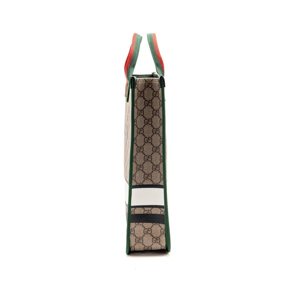 Gucci x Euan Roberts Children’s Printed GG Tote Bag GG Supreme Canvas Beige/Dark Brown