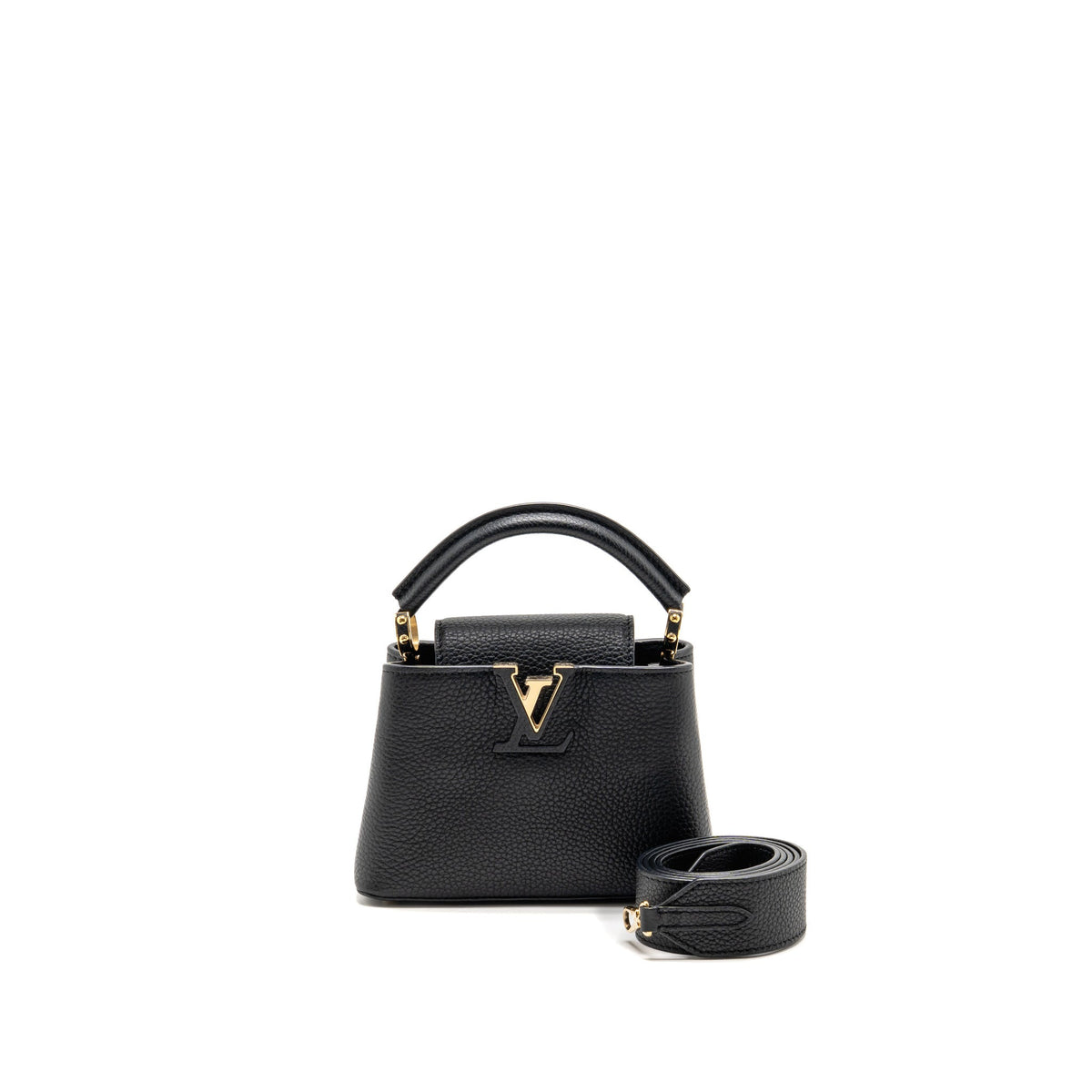 Louis Vuitton mini capucines Taurillon black GHW