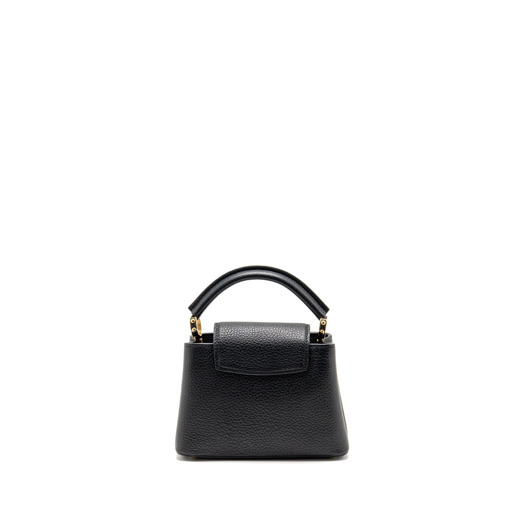 Louis Vuitton mini capucines Taurillon black GHW