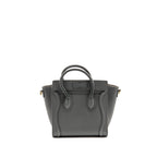 Celine Nano Luggage Bag Calfskin Grey GHW