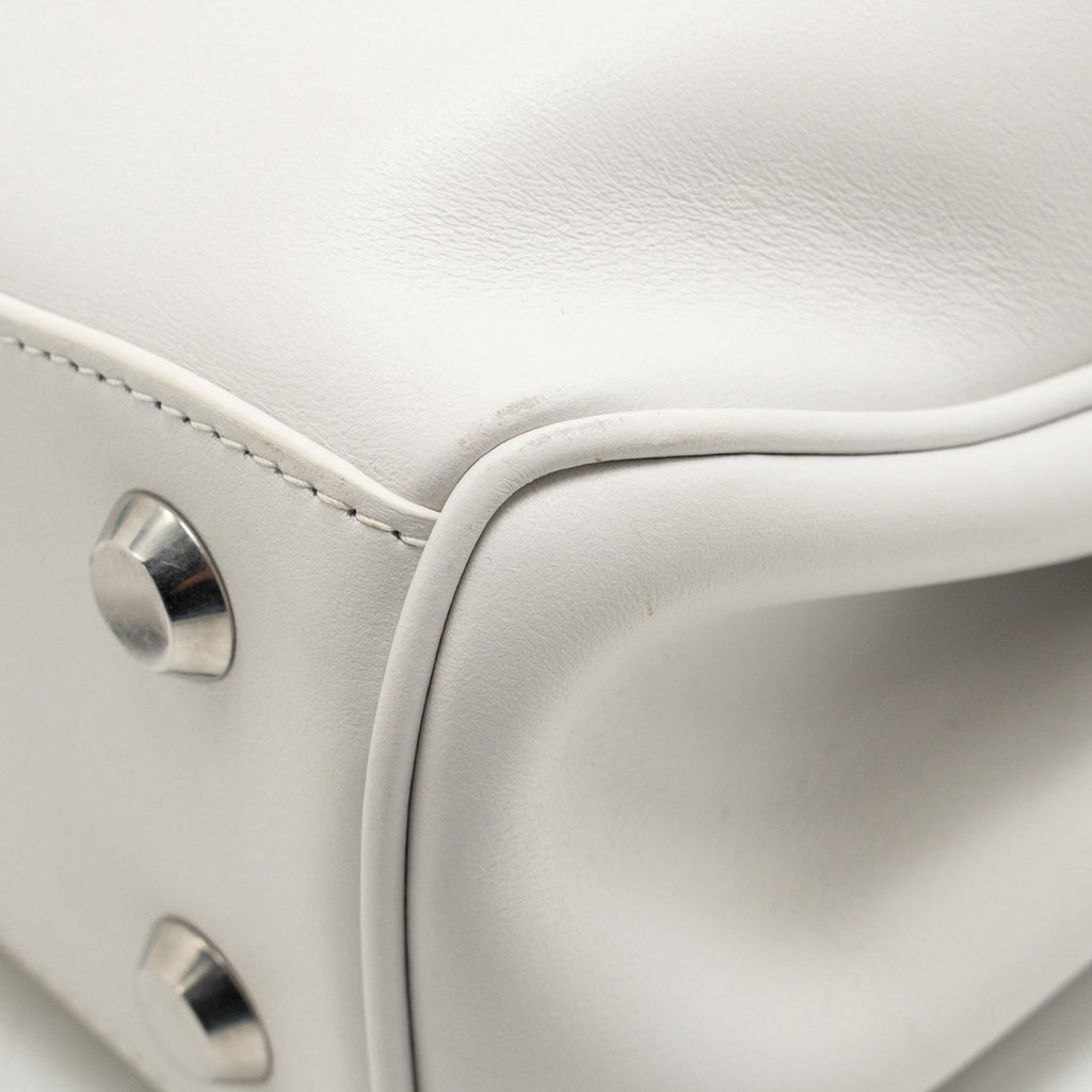 Balenciaga Mini Rodeo Bag Smooth Calfskin Optic White SHW