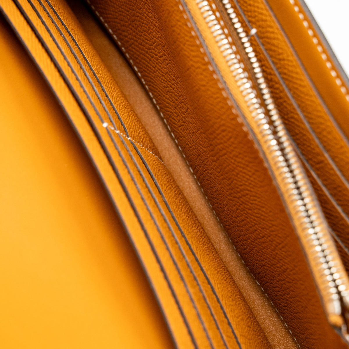 Hermes constance long wallet epsom gold SHW