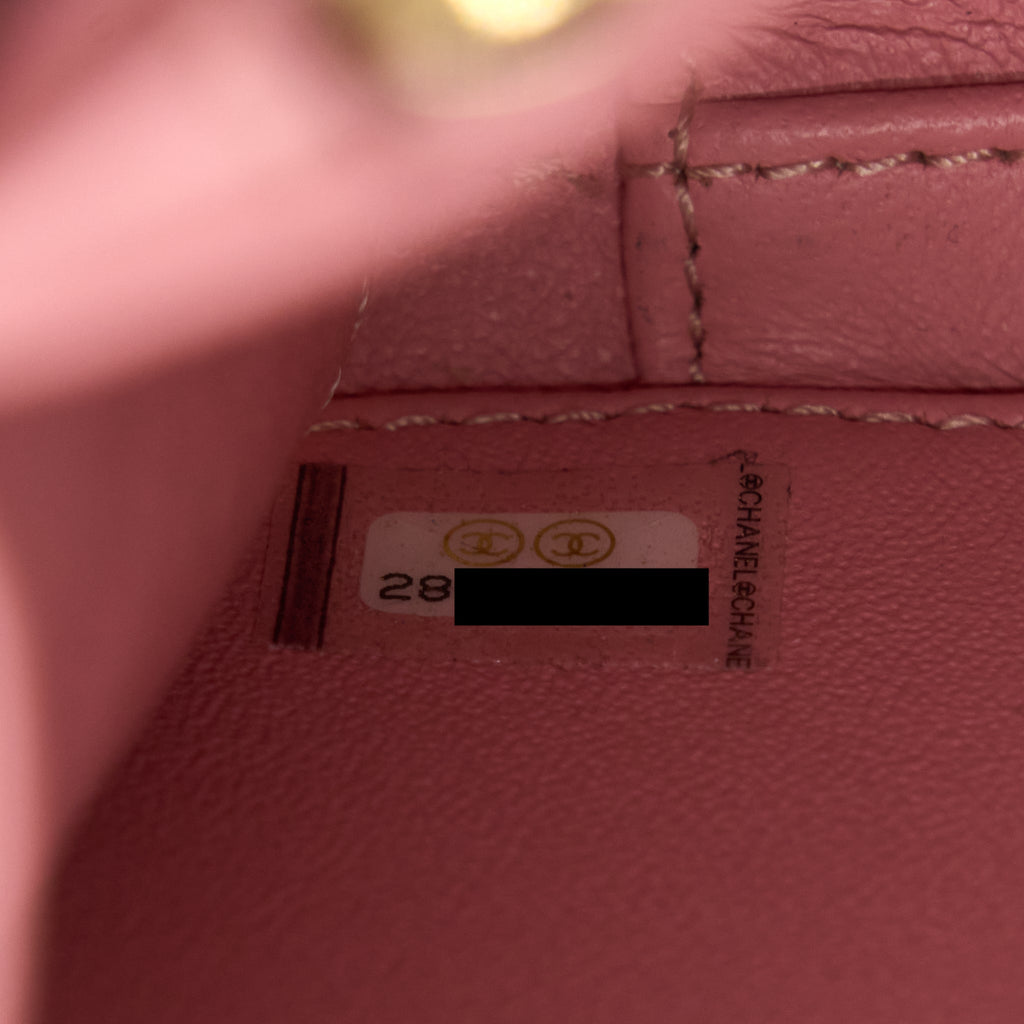 CHANEL FILIGREE VANITY CASE CAVIAR PINK GHW