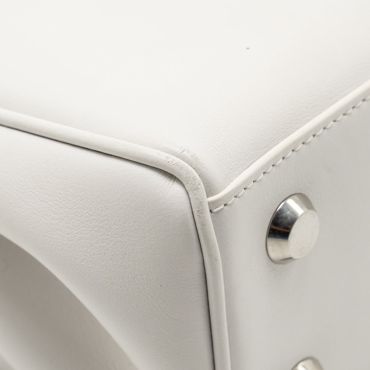 Balenciaga Mini Rodeo Bag Smooth Calfskin Optic White SHW