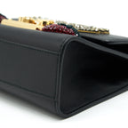 GUCCI LIMITED EDITION PADLOCK CHAIN BAG BLACK