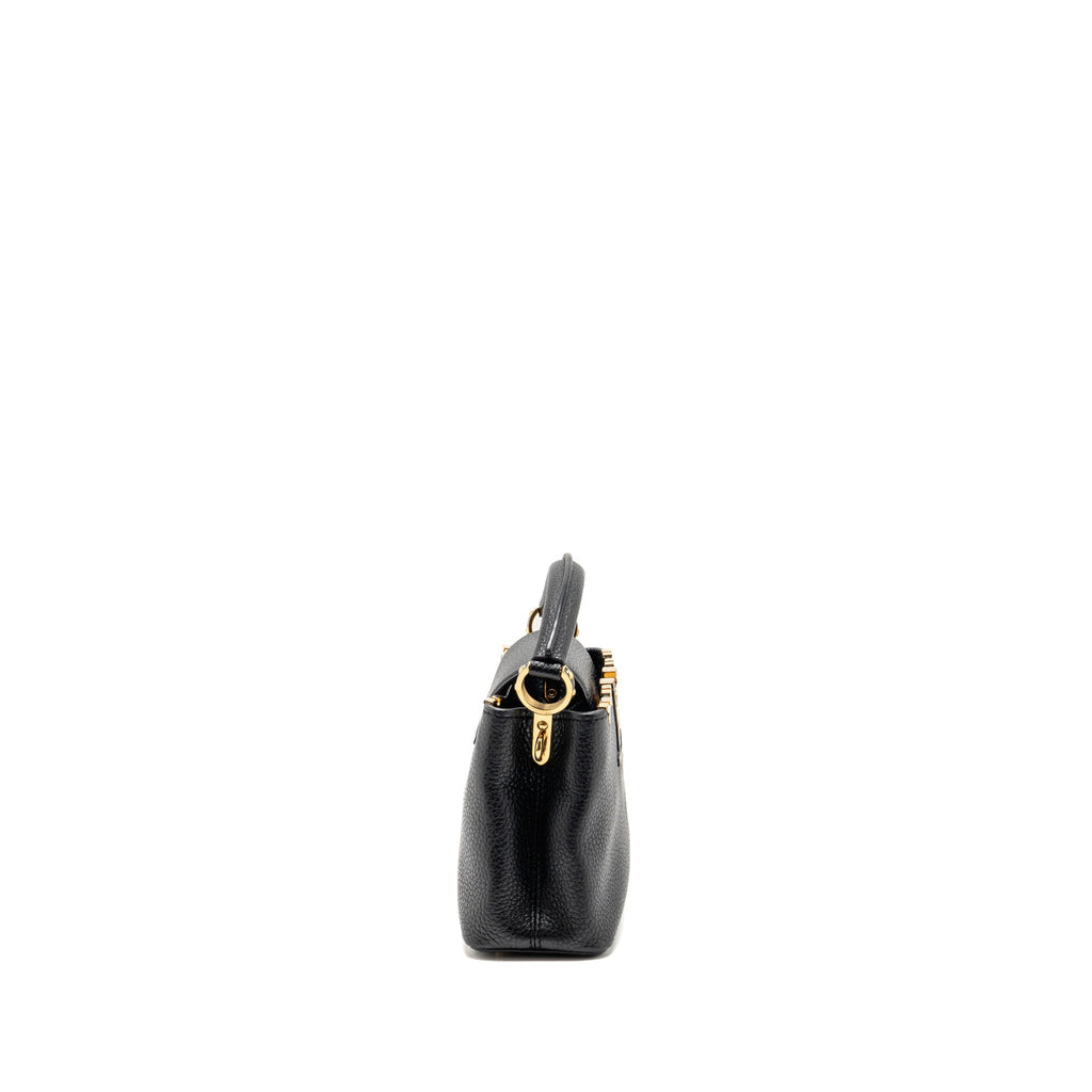 Louis Vuitton mini capucines flower crown line Taurillon black GHW