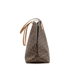 Burberry Large Society Tote Bag Monogram E-canvas Bridle Brown GHW