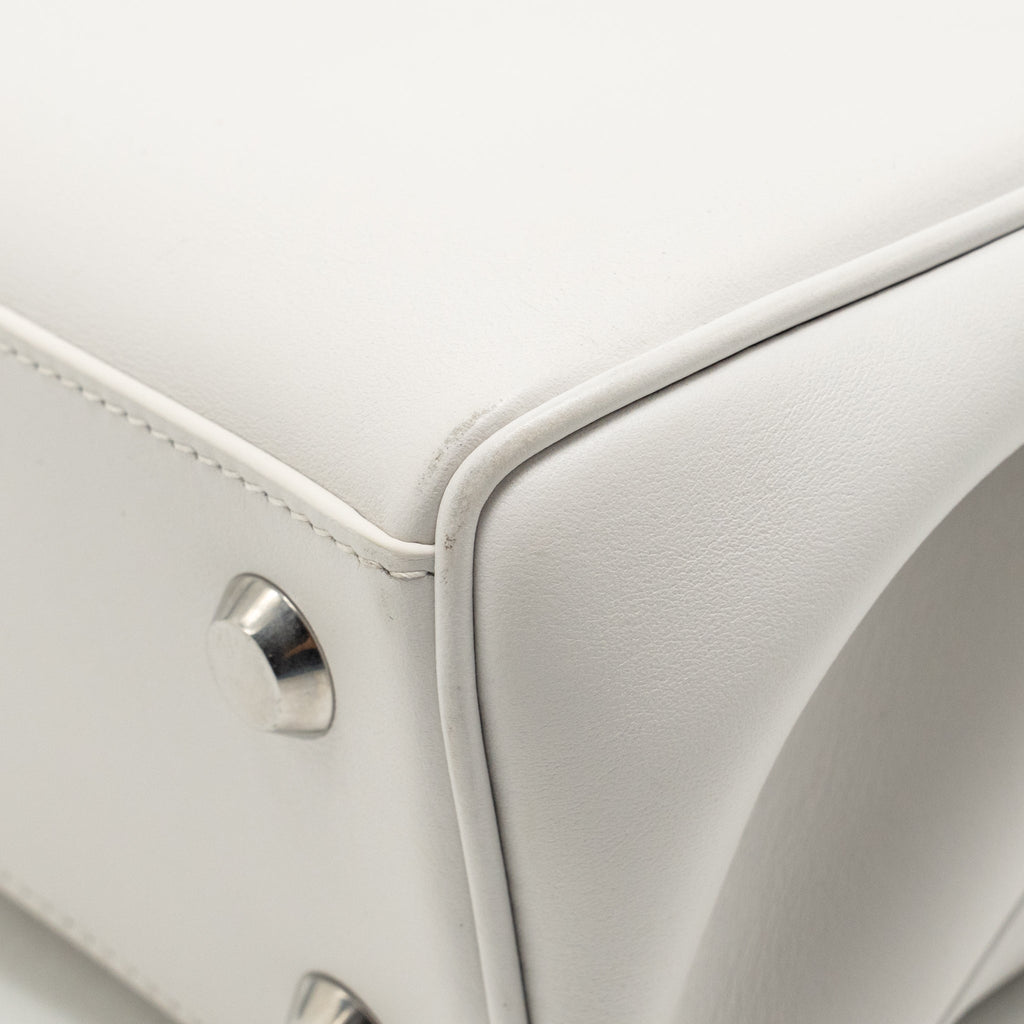 Balenciaga Mini Rodeo Bag Smooth Calfskin Optic White SHW