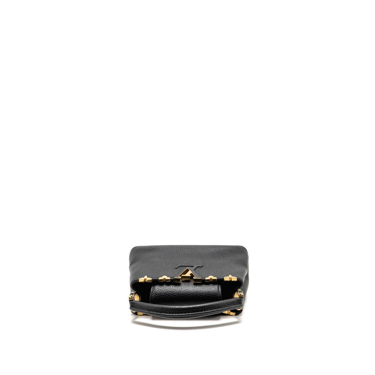 Louis Vuitton mini capucines flower crown line Taurillon black GHW