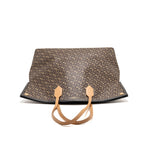 Burberry Large Society Tote Bag Monogram E-canvas Bridle Brown GHW
