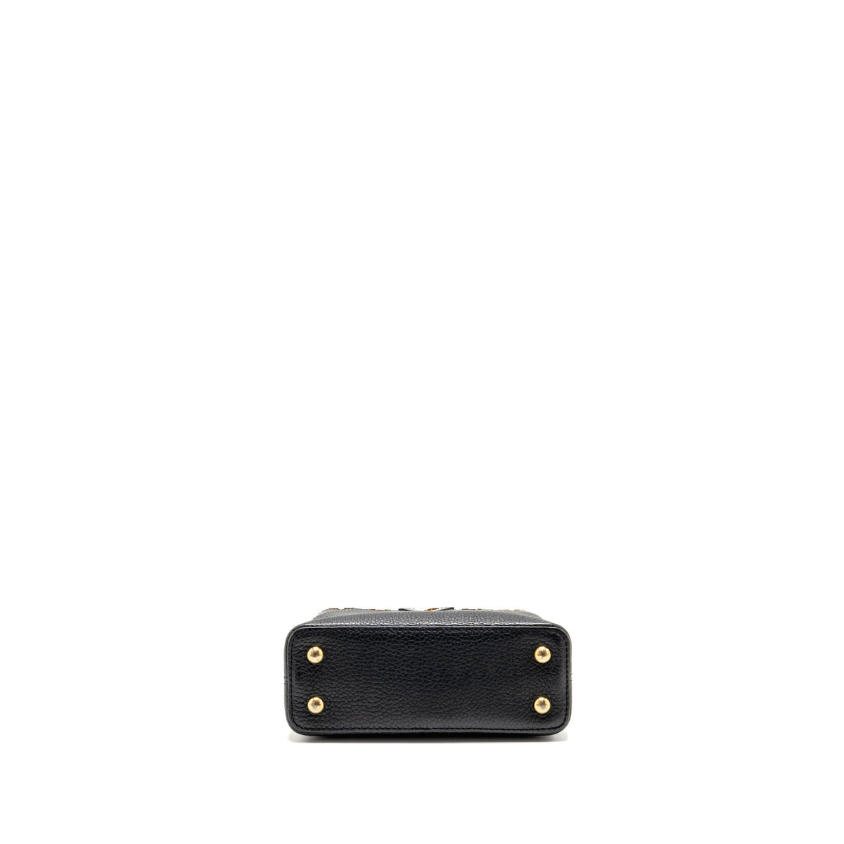 Louis Vuitton mini capucines flower crown line Taurillon black GHW