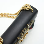 GUCCI LIMITED EDITION PADLOCK CHAIN BAG BLACK