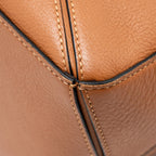 LOEWE SMALL PUZZLE BAG CALFSKIN TAN SHW