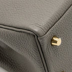 Hermes Kelly 25 togo gris Meyer GHW