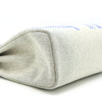 Hermes Herbag Zip 31 Toile H EN Relief Brides Saphir