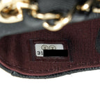 CHANEL 21B BELT BAG CAVIAR BLACK LGHW