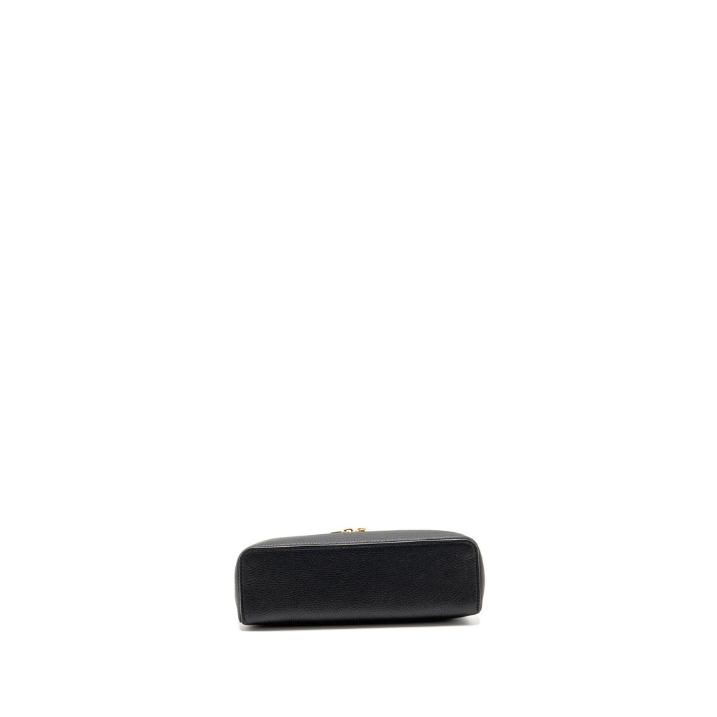 Loro Piana extra pocket L19 grained calfskin black GHW