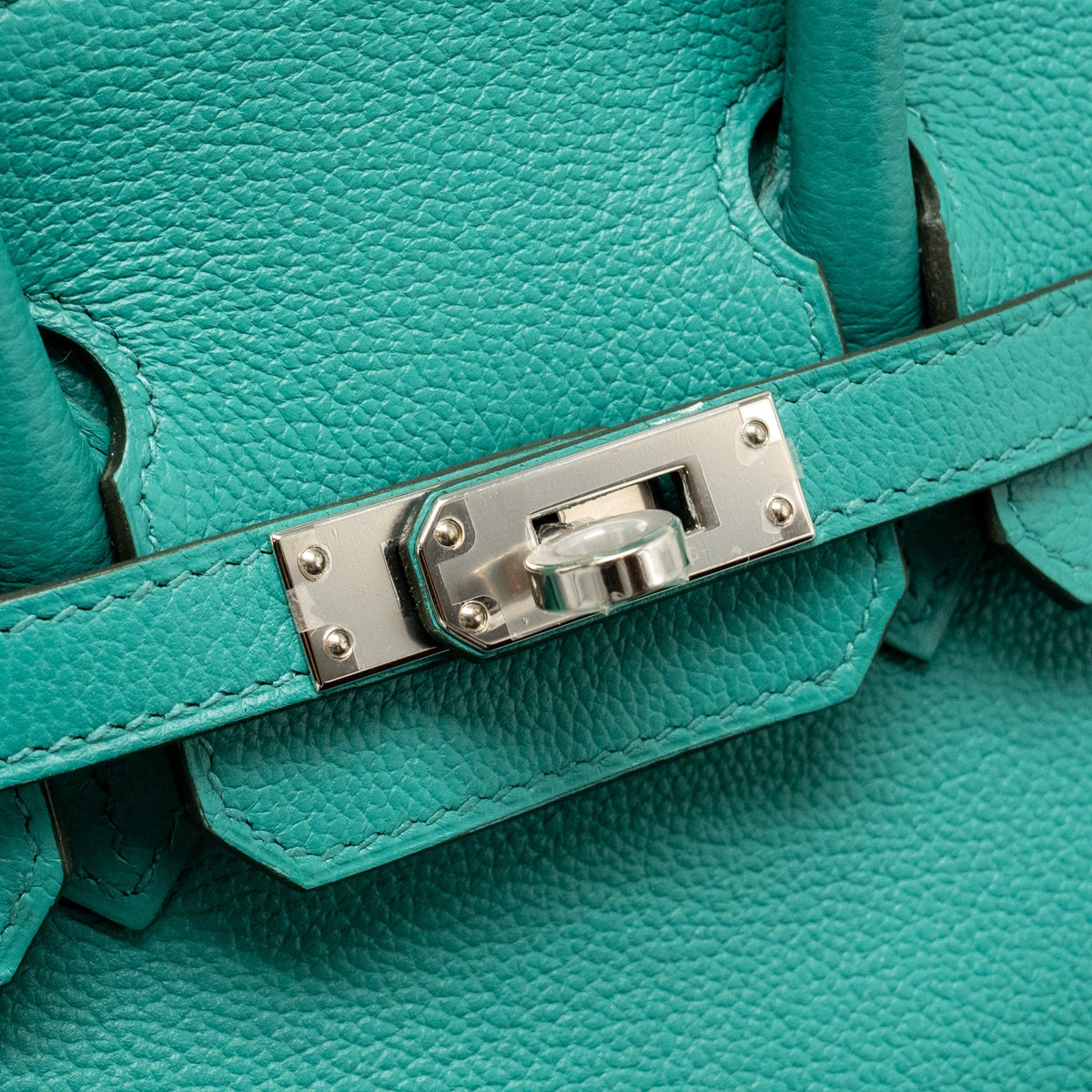 Hermes Birkin 25 Taurillon Novello Vert Verona/Rose Lipstick SHW