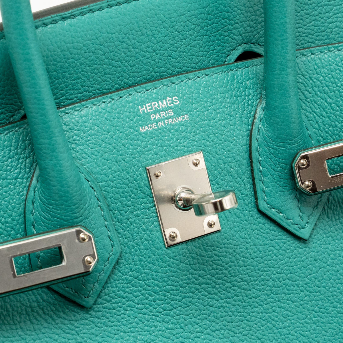 Hermes Birkin 25 Taurillon Novello Vert Verona/Rose Lipstick SHW