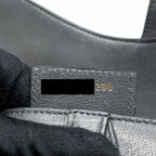 DIOR MEDIUM SADDLE BAG GOATSKIN DARK GREY GHW