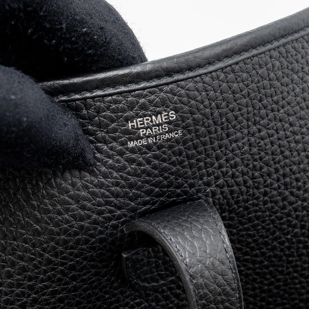 Hermes evelyne 29 clemence black SHW