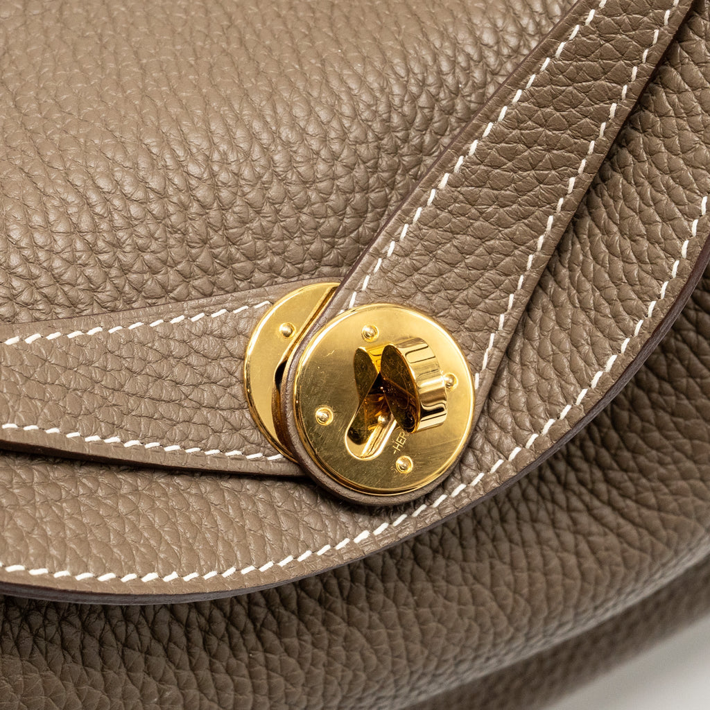 Hermes Lindy 26 clemence etoupe GHW