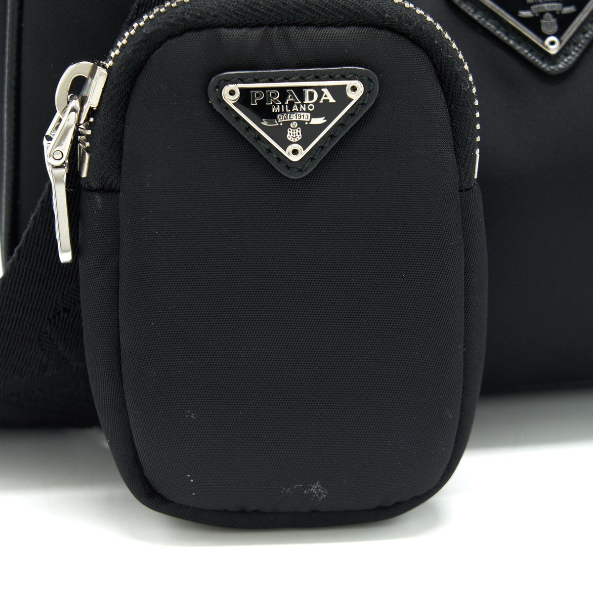 PRADA REEDITION 2005 NYLON BAG BLACK SHW