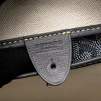 Goyard Artois PM Bag Goyardine Canvas/Calfskin Grey/Pink/White
