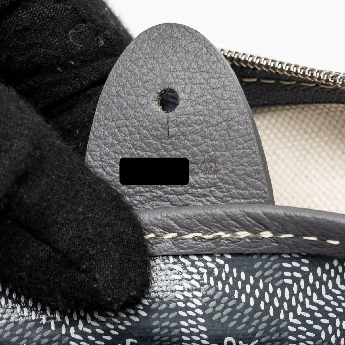 Goyard Artois PM Bag Goyardine Canvas/Calfskin Grey/Pink/White