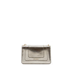 Bvlgari Serpenti Forever Flap Bag Calfskin Metallic Silver LGHW