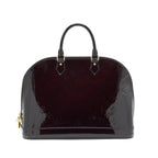 LOUIS VUITTON ALMA GM PATENT LEATHER AMARANTE VERNIS