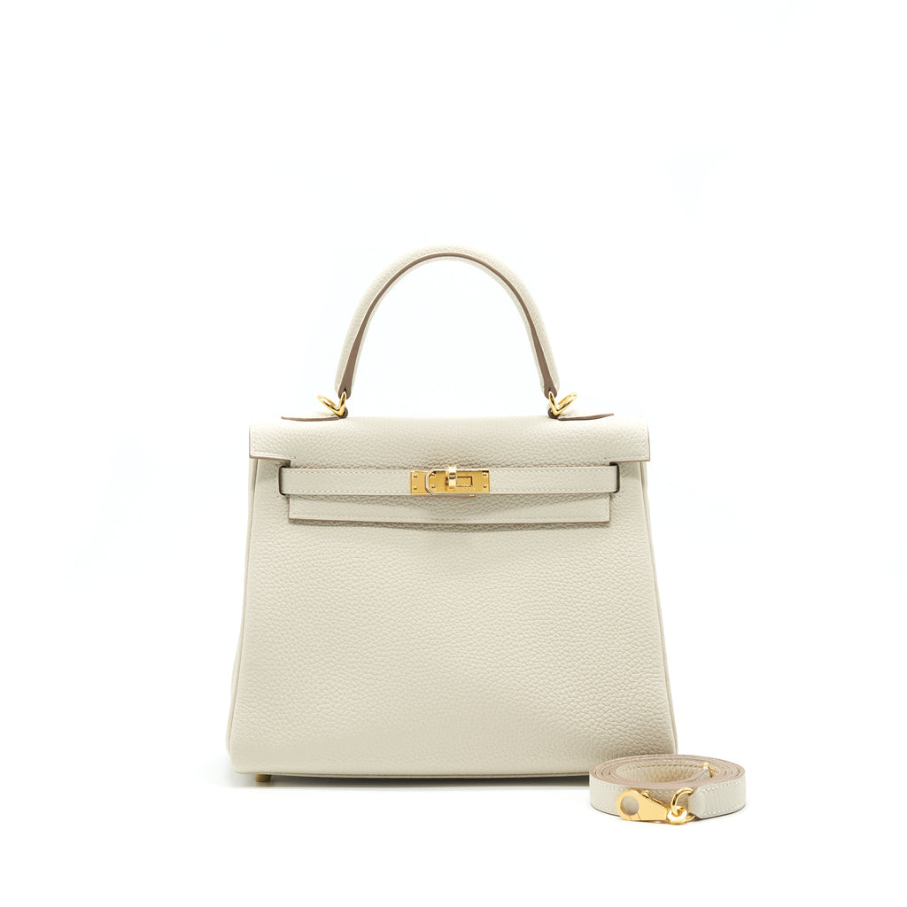 HERMES KELLY 25 TOGO CRAIE GHW