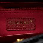 CHANEL 23C HOBO BAG SHINY CALFSKIN BLACK BRUSHED GHW(MICROCHIP)