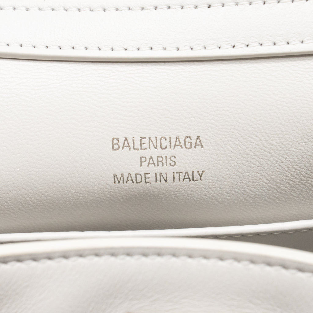 Balenciaga Mini Rodeo Bag Smooth Calfskin Optic White SHW