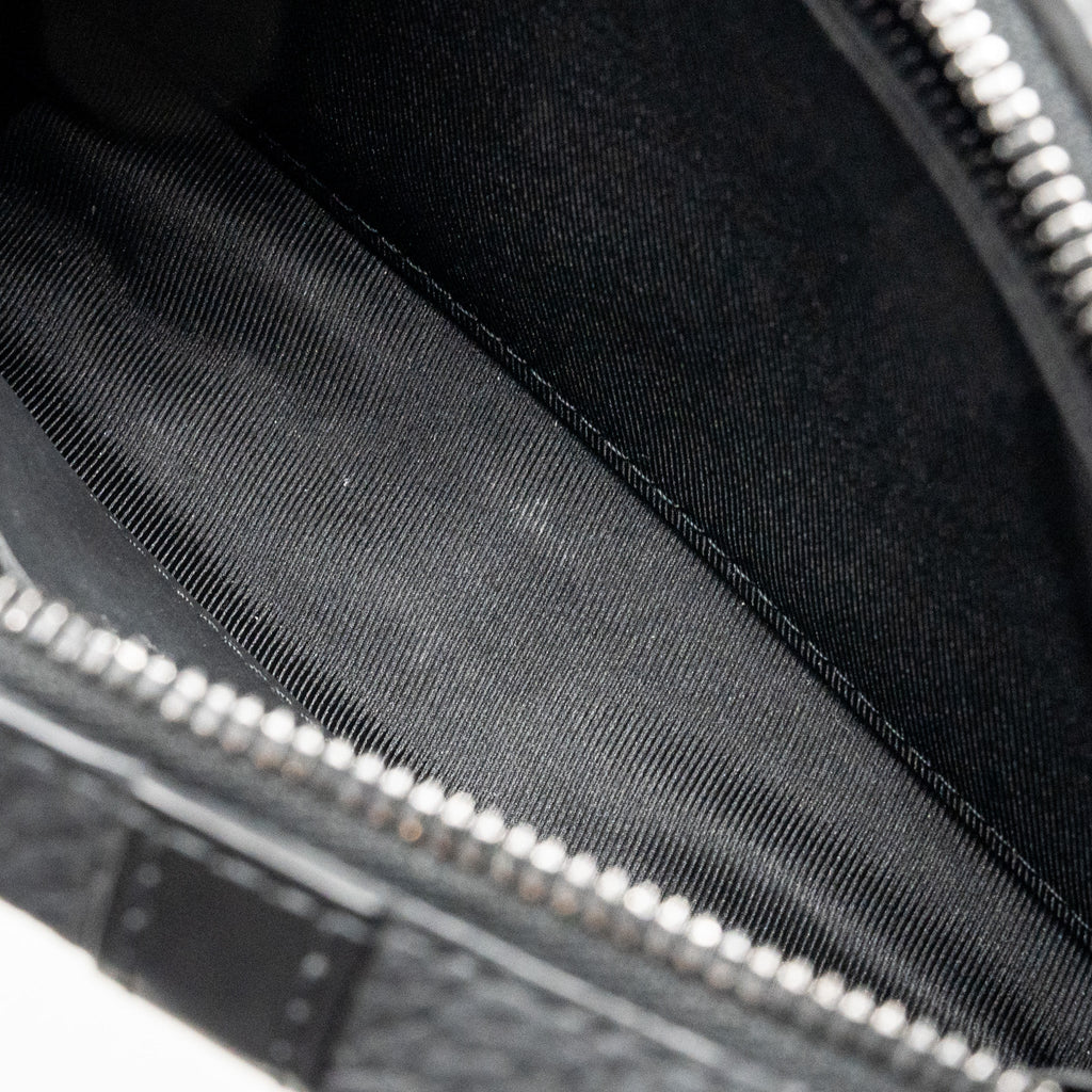 Louis Vuitton Soft Trunk Wallet Monogram Taurillon Leather Black with Black Hardware