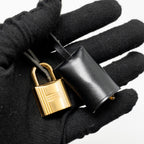Hermes Herbag 31 Zip Bag Canvas/Hunter Leather Black GHW