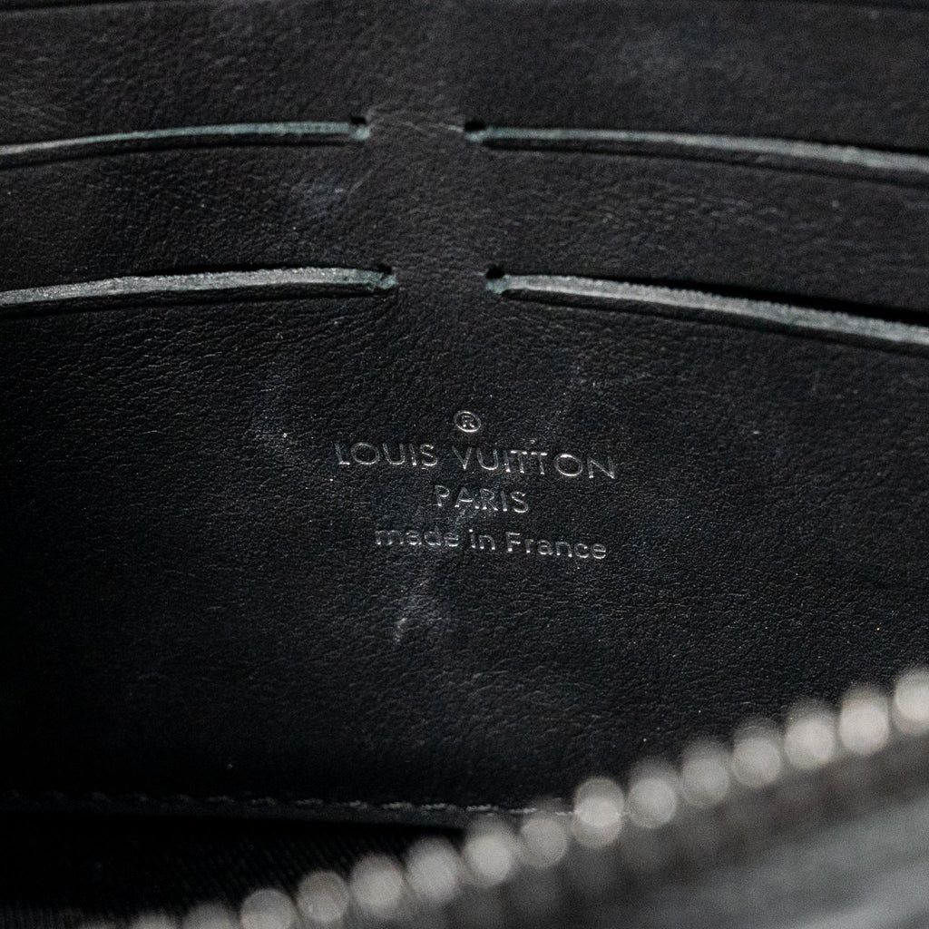 Louis Vuitton Soft Trunk Wallet Monogram Taurillon Leather Black with Black Hardware