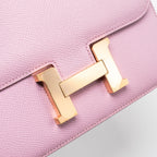 Hermes mini constance epsom mauve Sylvestre RGHW