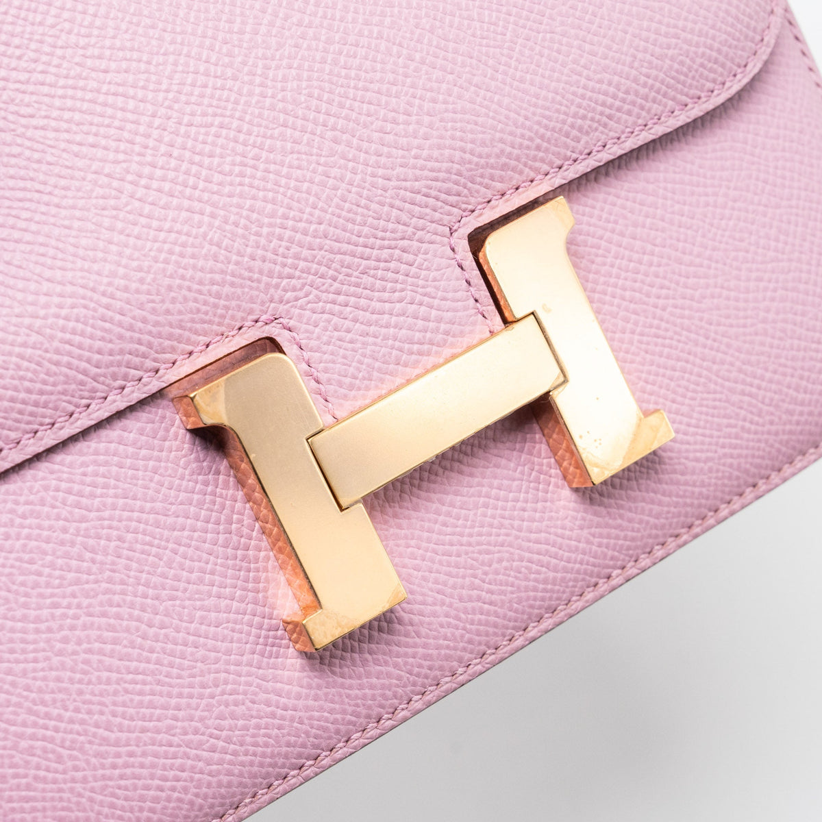 Hermes mini constance epsom mauve Sylvestre RGHW