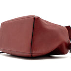 LOEWE SMALL PUZZLE GRAINED CALFSKIN RED GHW