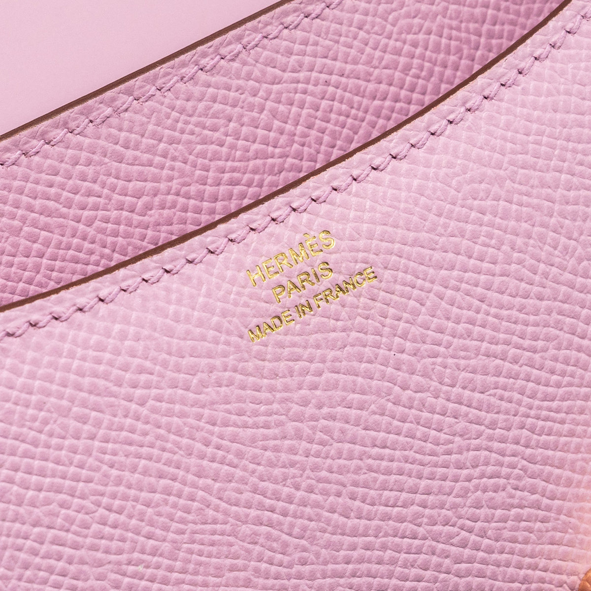 Hermes mini constance epsom mauve Sylvestre RGHW