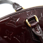 LOUIS VUITTON BOWLING TOTE SHOULDER BAG PATENT LEATHER